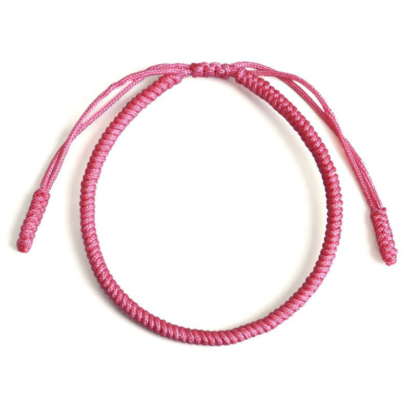Pulsera trenzada de protección de nudo King Kong tibetano de Buddha Stones 3 piezas