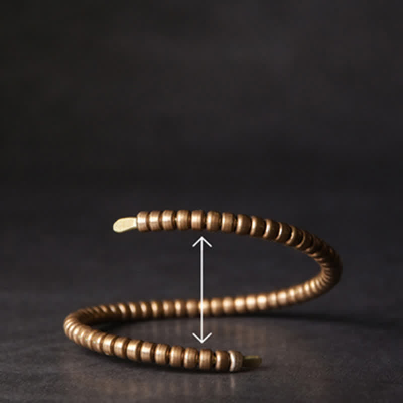 Pulsera ajustable con equilibrio de cobre y diseño vintage de Buddha Stones