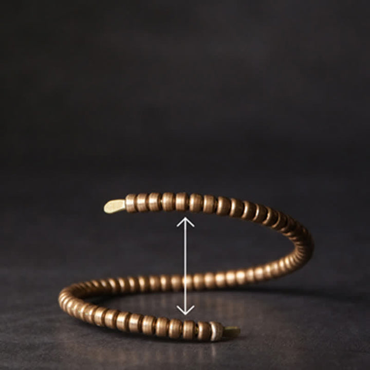 Pulsera ajustable con equilibrio de cobre y diseño vintage de Buddha Stones