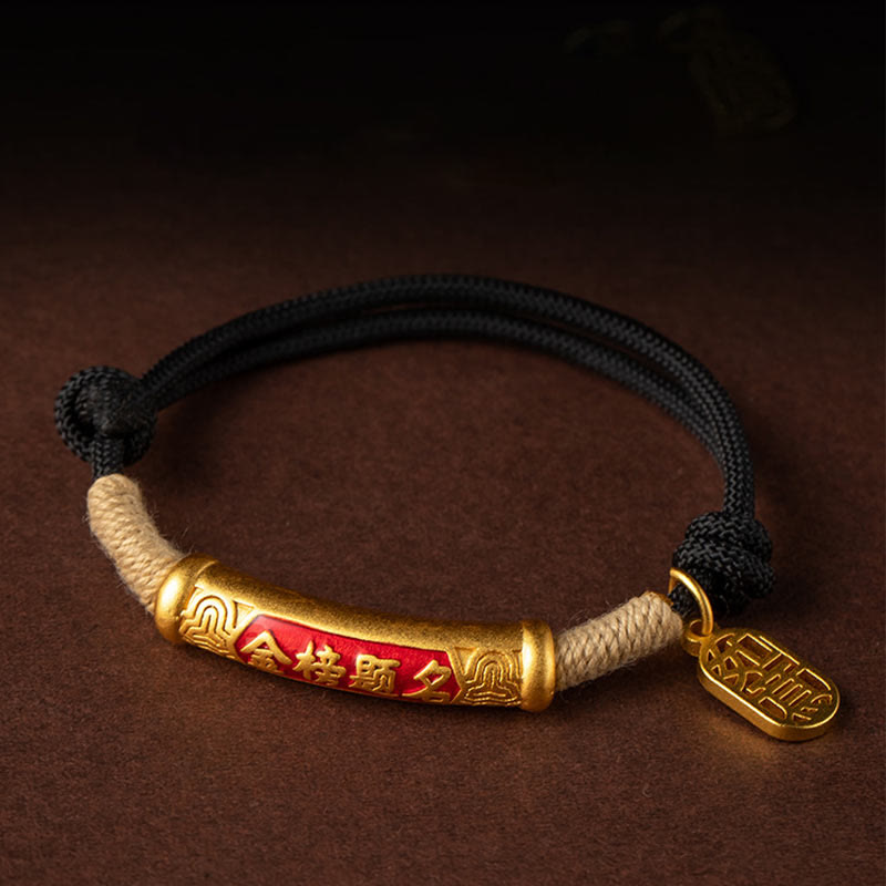 Pulsera trenzada de plata de ley 999 con Buddha Stones , hecha a mano en el Tíbet, Om Mani Padme Hum Fu, personaje de TopRank, suerte