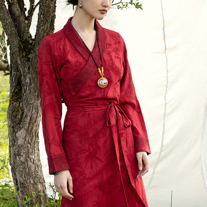 Vestido tibetano con Buddha Stones, vestido largo de Lhasa, vestido largo, ropa de mujer