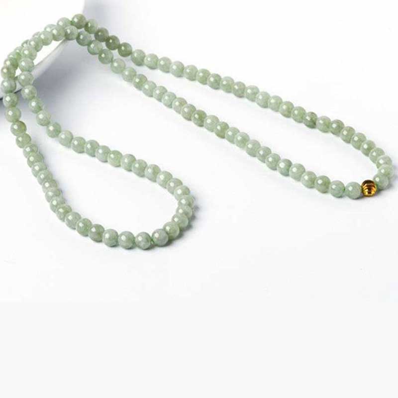 Pulsera de la Suerte de Jade de 108 Cuentas Mala