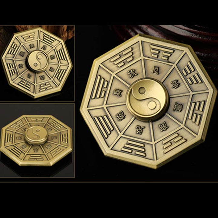 Buddha Stones Fidget Spinner bendición Tai Chi dedo mano Spinner decoración