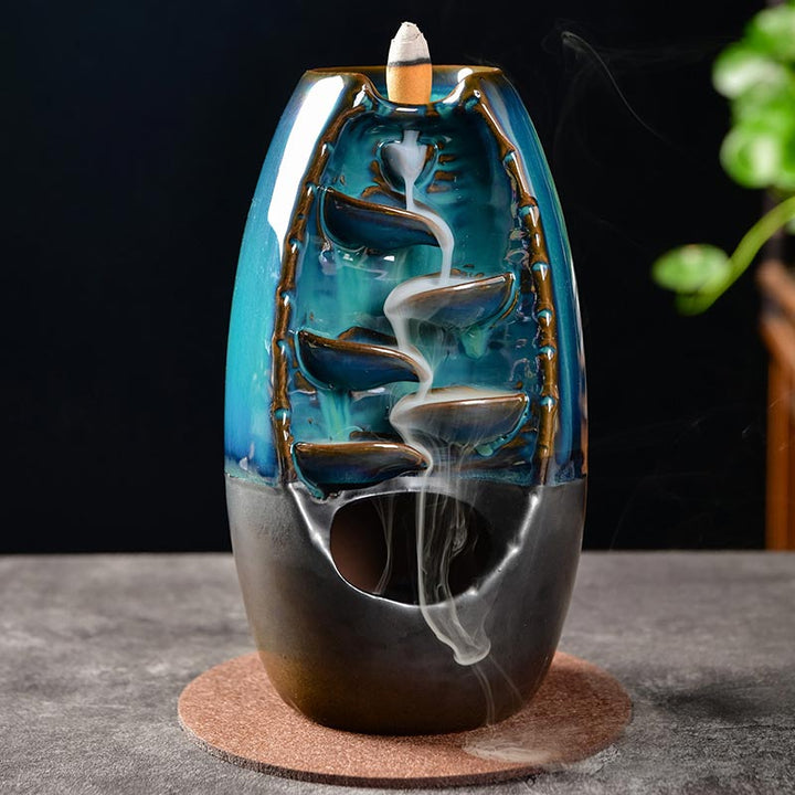 Quemador de incienso con protección de dragón tibetano, Buddha Stones , decoración