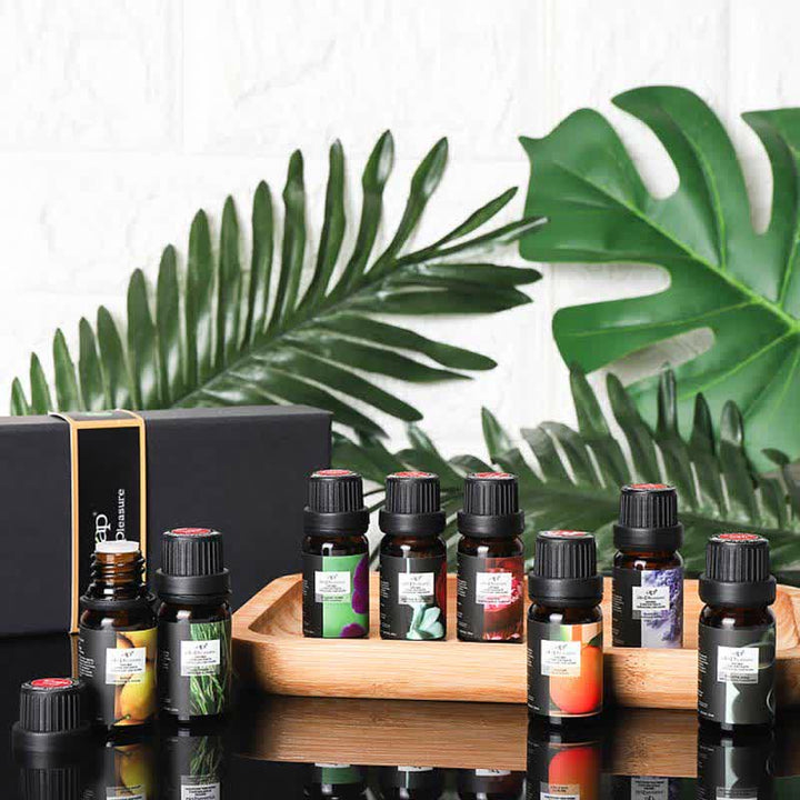 Juego de aceites esenciales curativos para aromaterapia, 6 uds., lavanda, naranja, jazmín, hierba de limón, calmante
