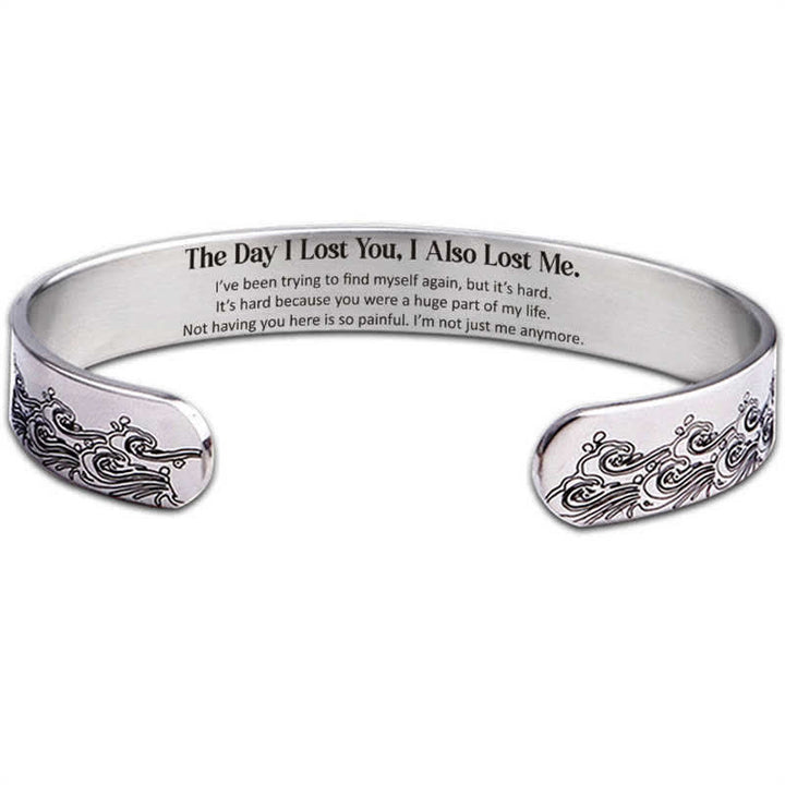 Brazalete de pulsera de armonía conmemorativa del día que te perdí