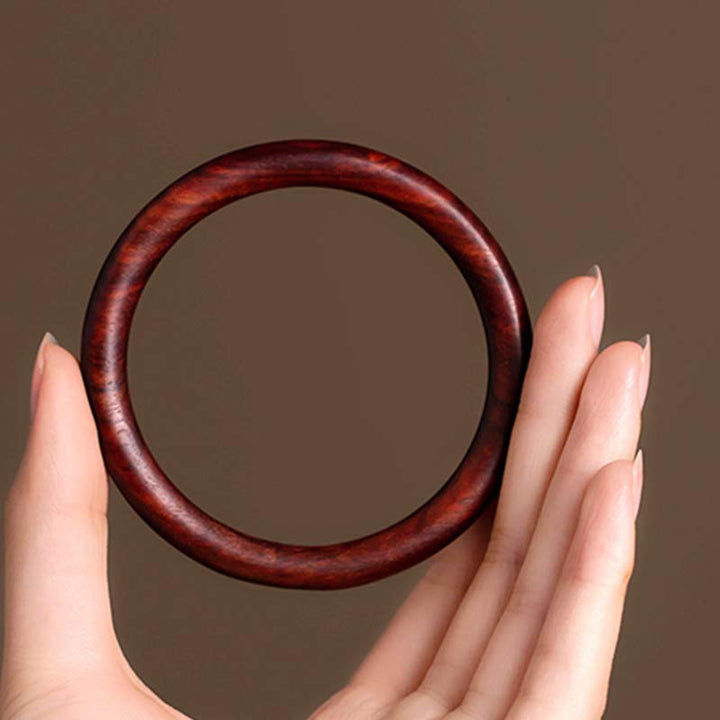 Brazalete de protección de sándalo verde de ébano rojo de hoja pequeña tibetana con Buddha Stones