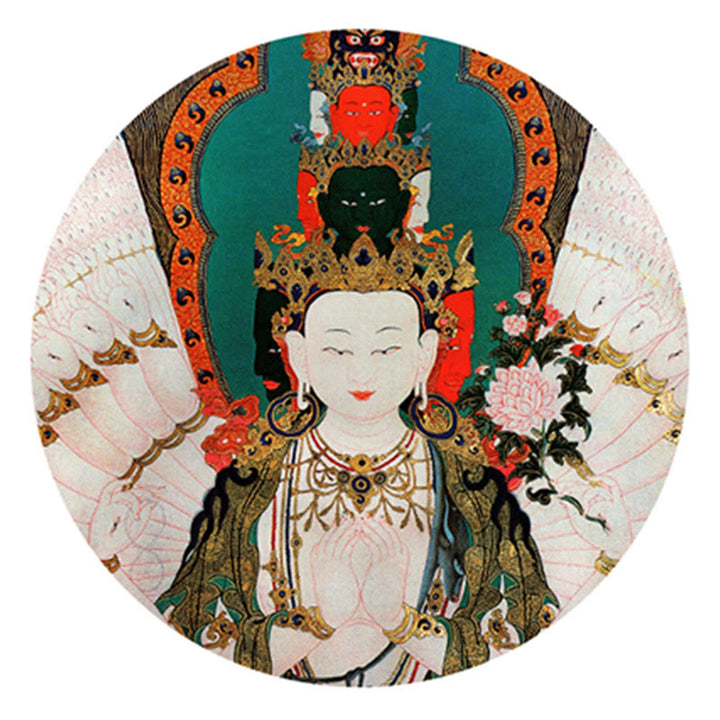 Pulsera de cuerda de fuerza de protección de peces Koi de Plata de Ley 925 con hilo colorido hecho a mano tibetano con Buddha Stones - image 12