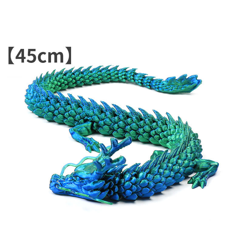 Buddha Stones , dragón luminoso impreso en 3D, para la suerte y el éxito, decoración del hogar. - Dragón Verde 45cm - image 12