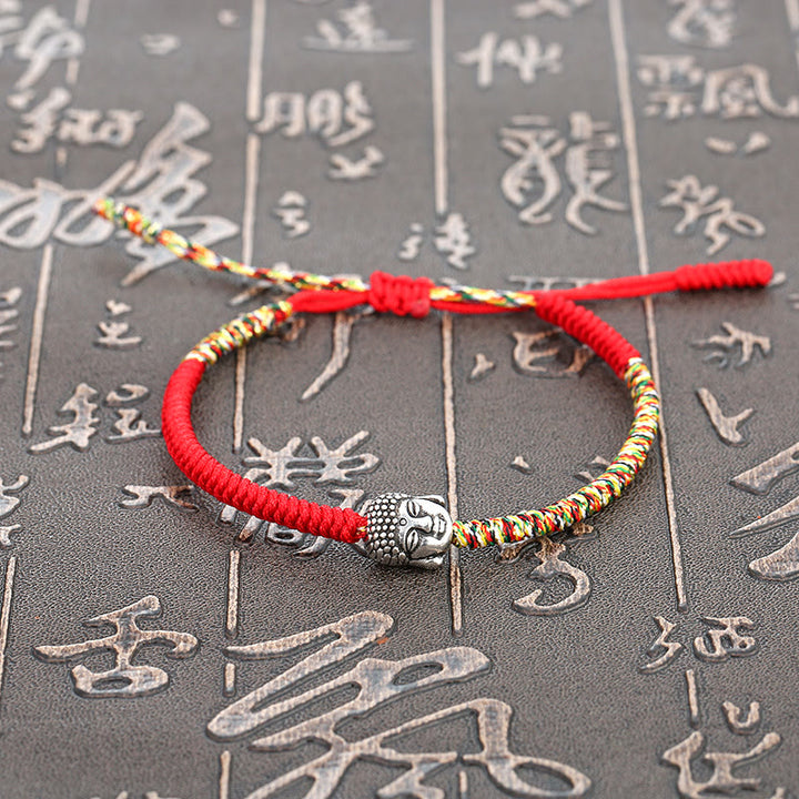 Pulsera de hilo de serenidad de Buddha Stones de Buda