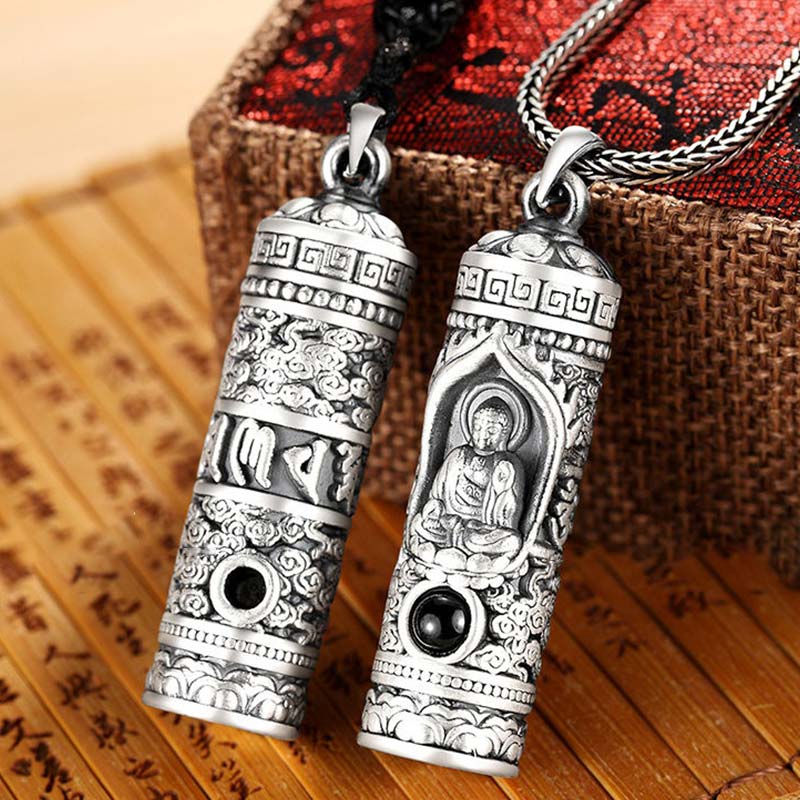 Colgante de collar de prosperidad de proyección de Buda natal del zodiaco chino - image 17