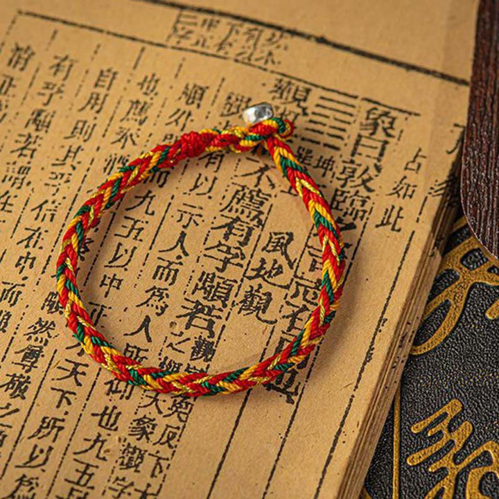 Buddha Stones &quot;Que seas buena fortuna y éxito&quot; Pulsera Suerte Multicolor