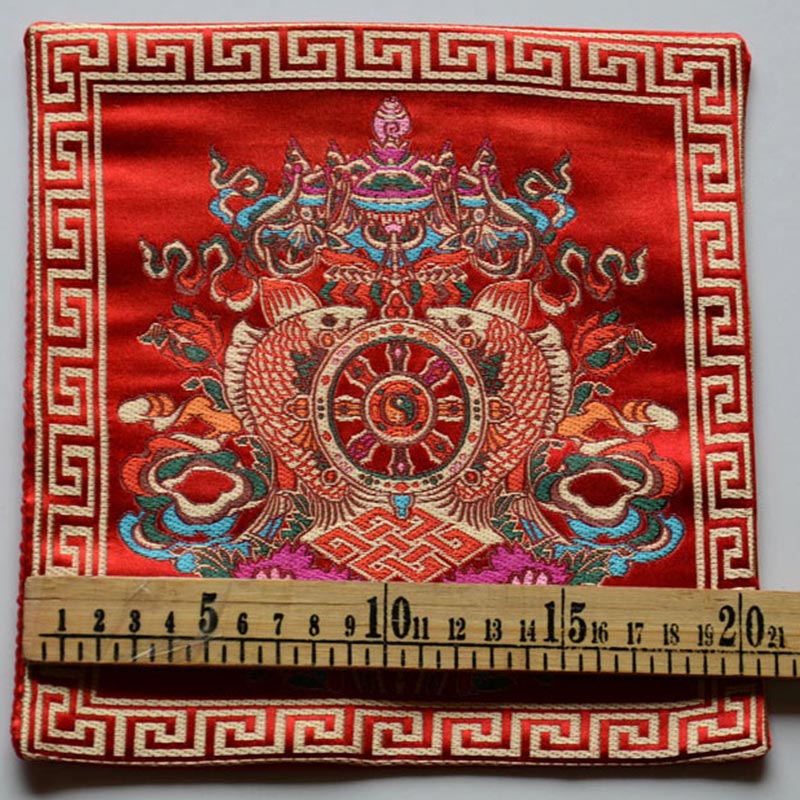 Buddha Stones Oración Alfombra De Altar Meditación Curativa Símbolos Propicios Vajra