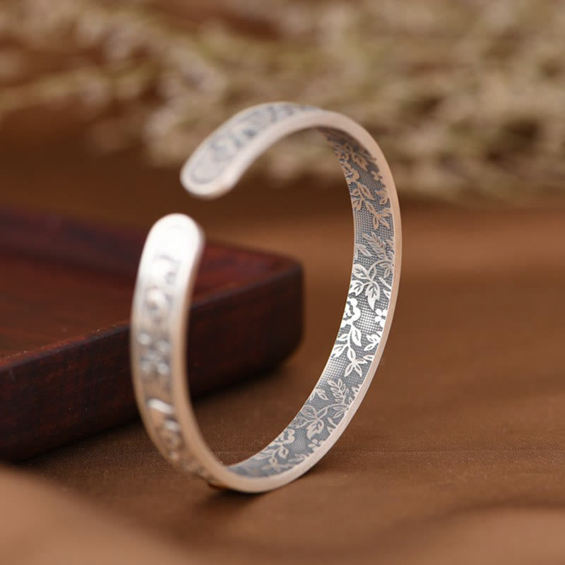 Pulsera de plata de ley 999 con Buddha Stones , diseño de elefante, fuerza y sabiduría