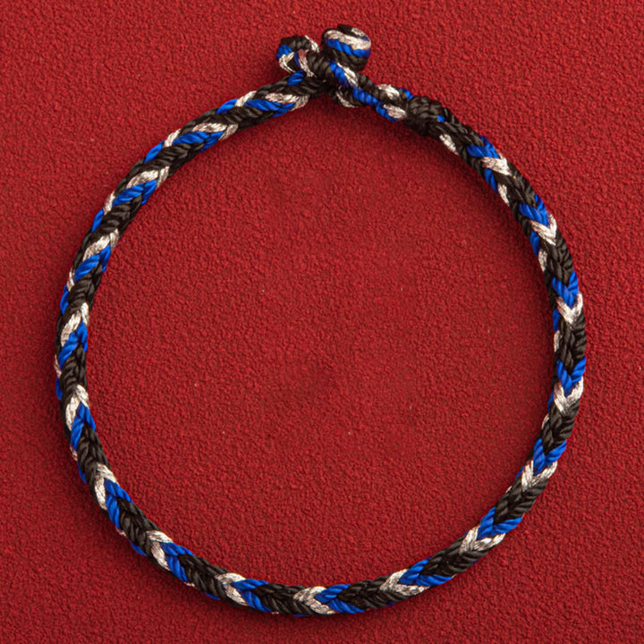 &quot;Que la prosperidad llene tu vida&quot; Pulsera Suerte Multicolor