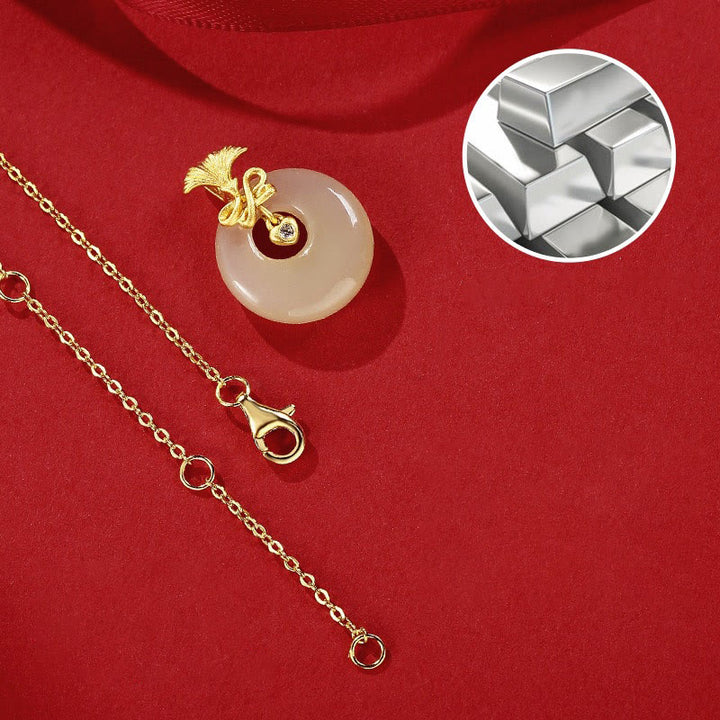 Colgante de plata de ley 925 con Buddha Stones, collar de prosperidad con flor de clavel de Jade Hetiano Natural - image 2