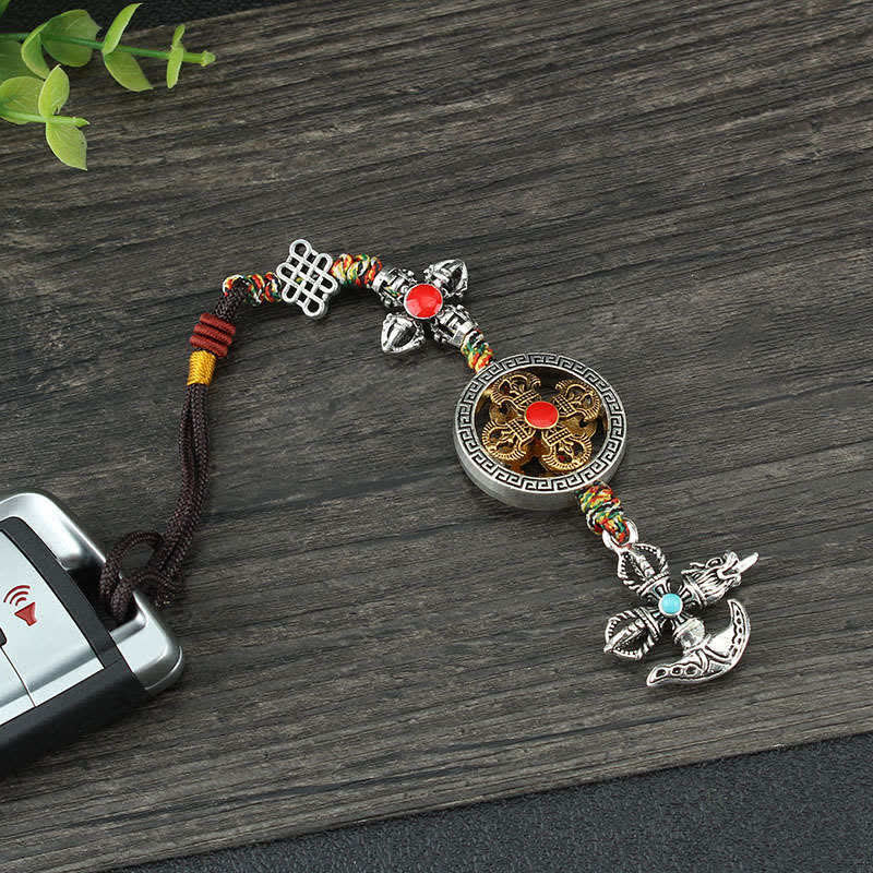 Decoración colgante para coche con poder espiritual del Tíbet Vajra