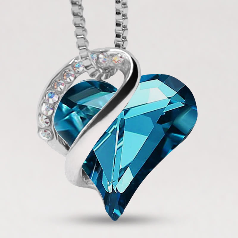 Colgante de collar de energía curativa con piedra natal de corazón de amor de Buddha Stones