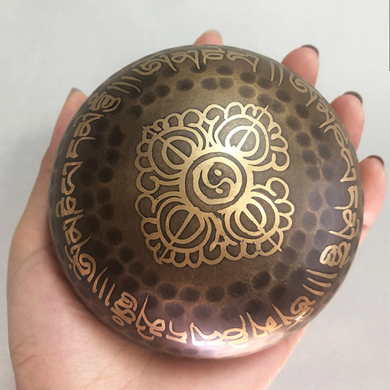 Juego de cuencos tibetanos artesanales para yoga y meditación. - image 8