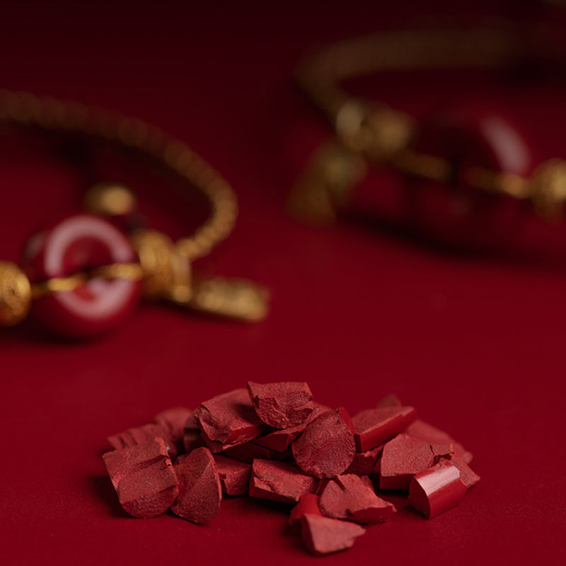 Pulsera trenzada de bendición con dije de personaje Fu con hebilla de paz y cinabrio natural con Buddha Stones
