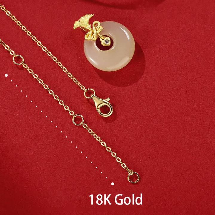 Colgante de plata de ley 925 con Buddha Stones, collar de prosperidad con flor de clavel de Jade Hetiano Natural