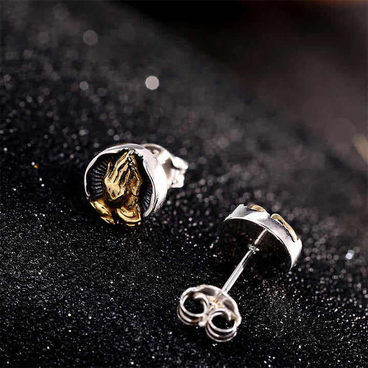 Pendientes de plata de ley 925 Namaste Igualdad