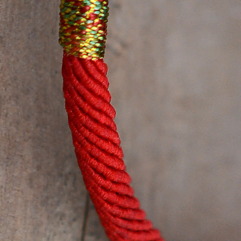 Pulsera de hilo rojo de la suerte PiXiu chapada en oro de 24 quilates con Buddha Stones - image 7