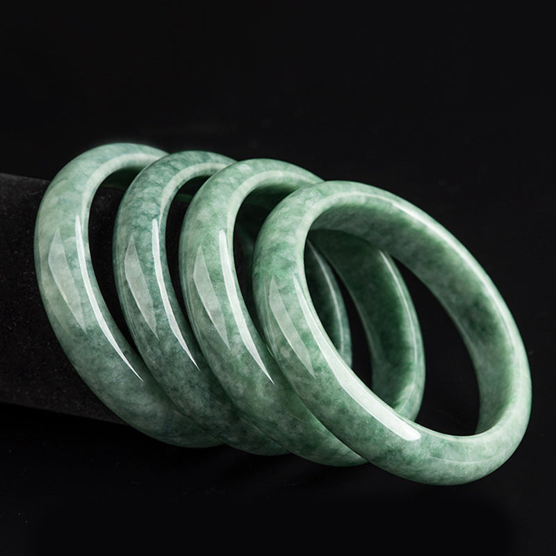 Pulsera de jade natural con Buddha Stones para la suerte y la riqueza
