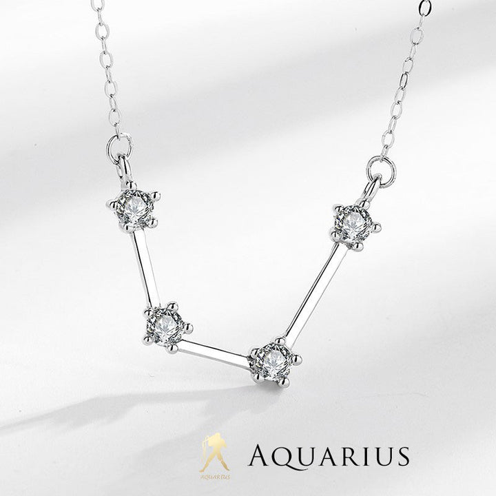 Colgante de plata de ley 925 con Buddha Stones , 12 constelaciones del zodíaco, astrología, bendición - Acuario - image 17