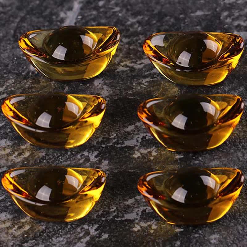 Pieza de arte hecha a mano de Liuli Crystal Treasure Bowl para decoración del hogar