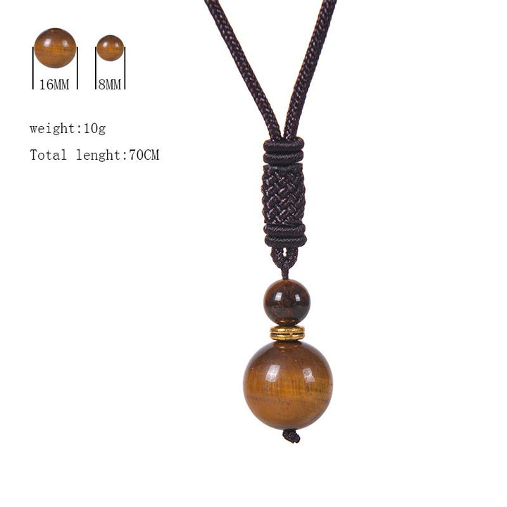 Collar de armonía de jade tibetano con Buddha Stones