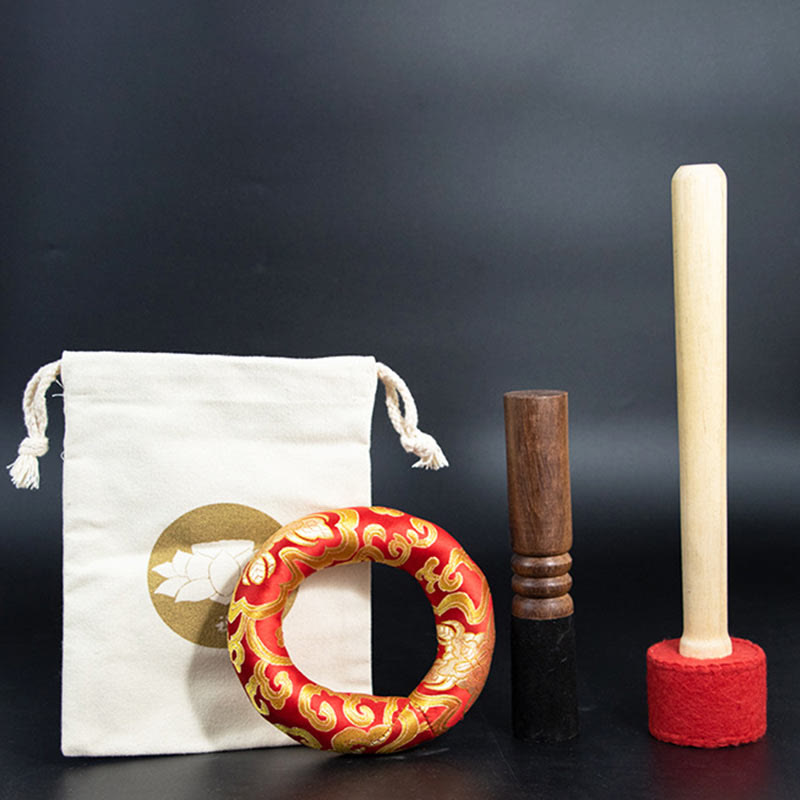 Juego de cuencos tibetanos para meditación, hechos a mano, para sanación, yoga y atención plena. - image 11