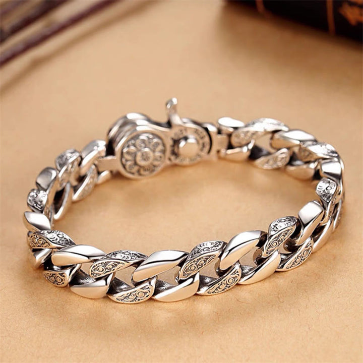Pulsera de creatividad con Buddha Stones Tíbet Om Mani Padme Hum doble Dorje Vajra - image 1