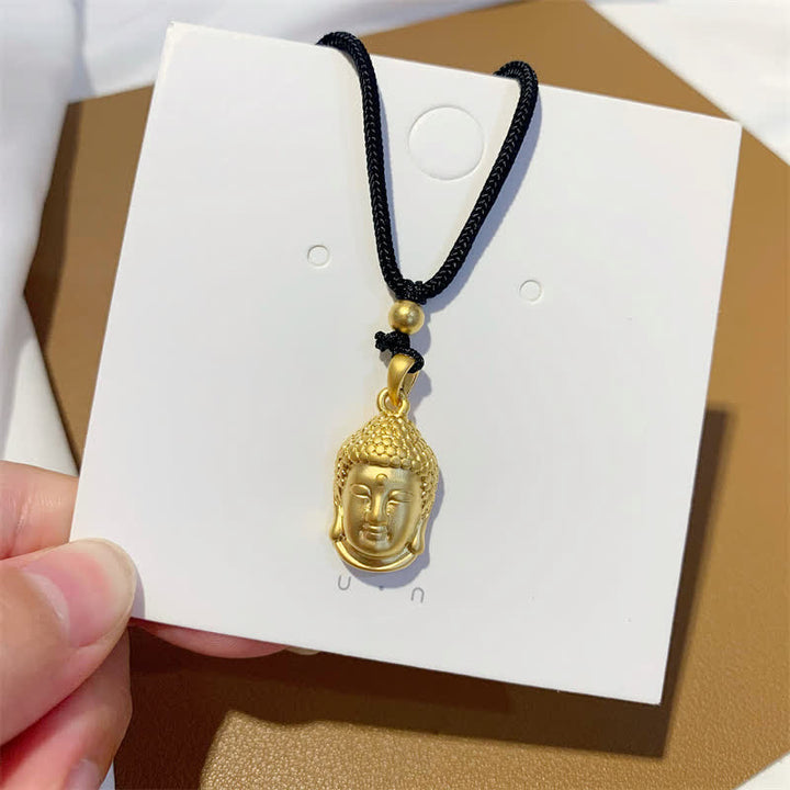 Colgante de collar de riqueza de cobre de Buda de oro - image 6