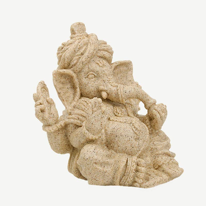 Estatua de elefante Ganesh Ganpati, protección de bendición, decoración del hogar