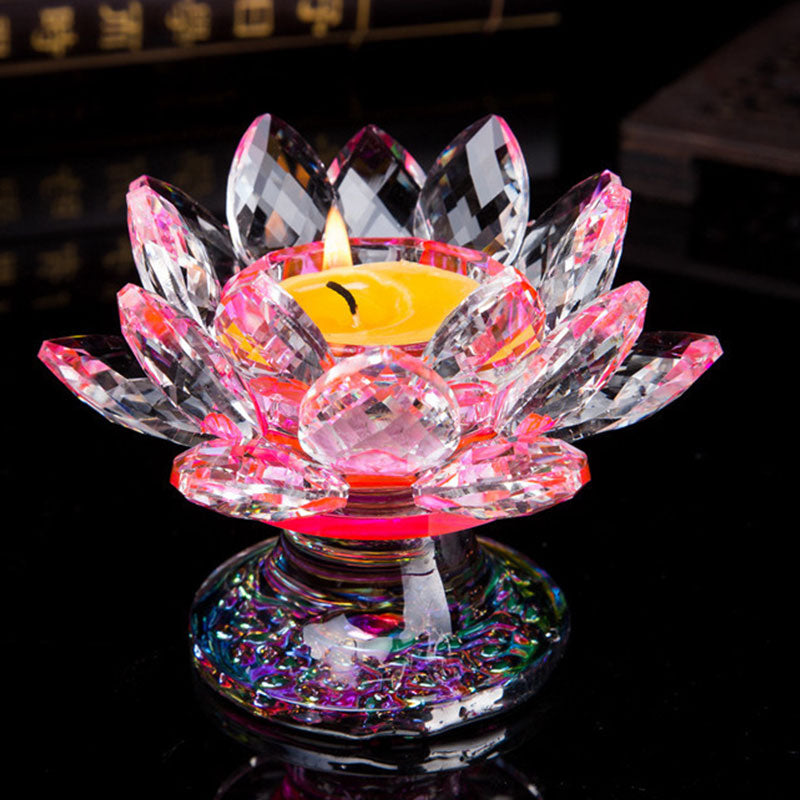 Adorno de candelabro de loto tibetano