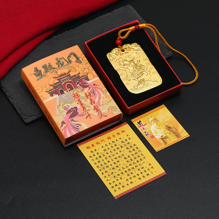 Buddha Stones Feng Shui, estrella auspiciosa, pluma Wenchang, Pagoda, pez Koi, decoración colgante para coche