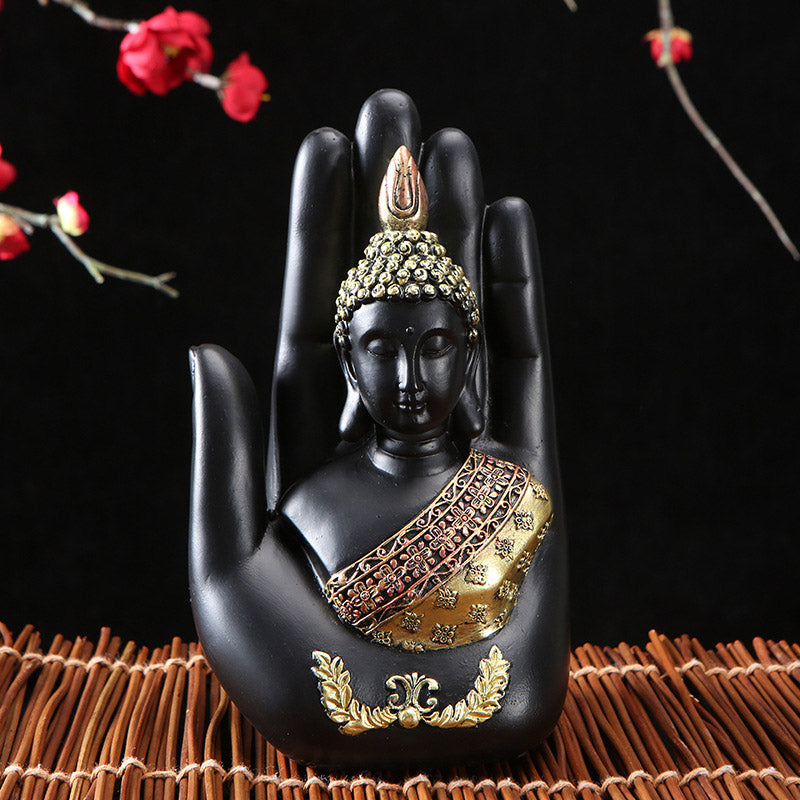 Buddha Stones Buda tibetano Bendición Decoración FengShui