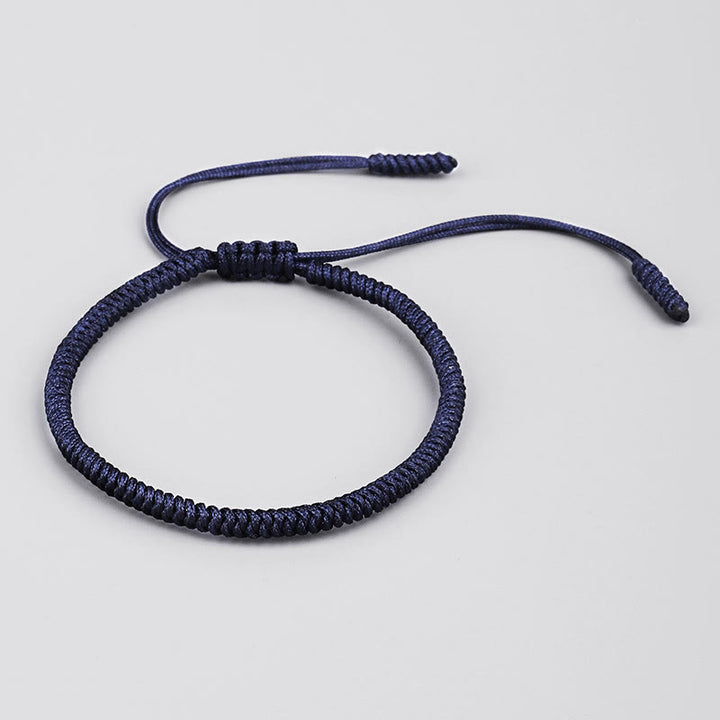 Pulsera de fuerza de amuleto hecho a mano con nudo King Kong tibetano de Buddha Stones 3 uds