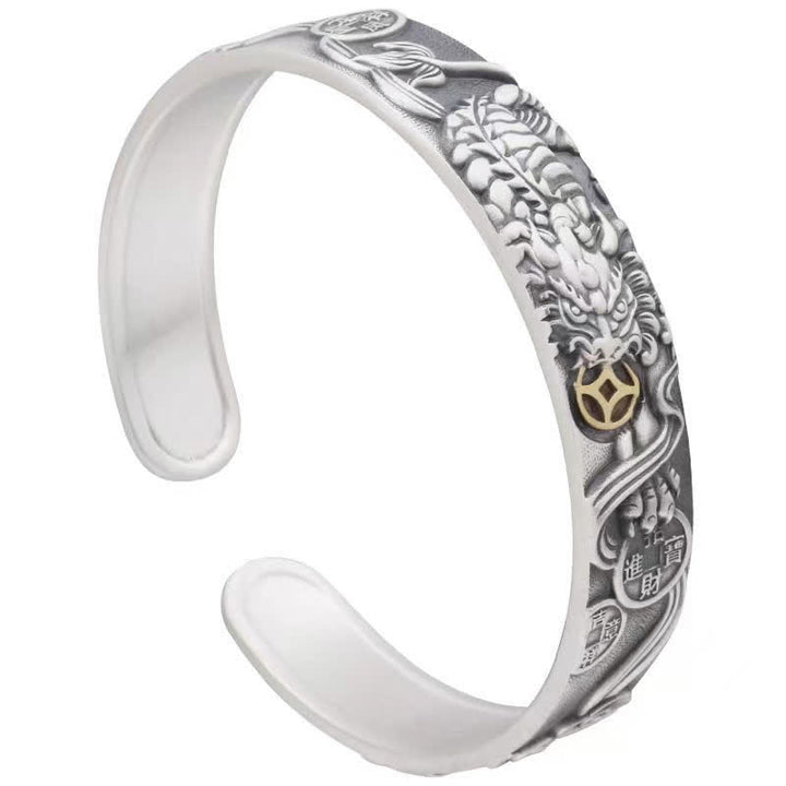 Pulsera tibetana PiXiu de cobre con monedas y riqueza, brazalete ajustable
