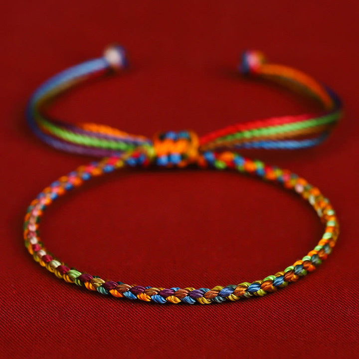 Buddha Stones &quot;Que todos tus deseos se hagan realidad&quot; Pulsera Suerte Multicolor