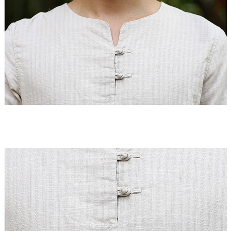 Conjunto de uniforme para hombre, ropa de práctica Zen espiritual, meditación , Buddha Stones