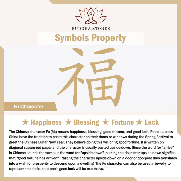 Pulsera de la suerte con dije de personaje Fu de flor de jade verde con Buddha Stones
