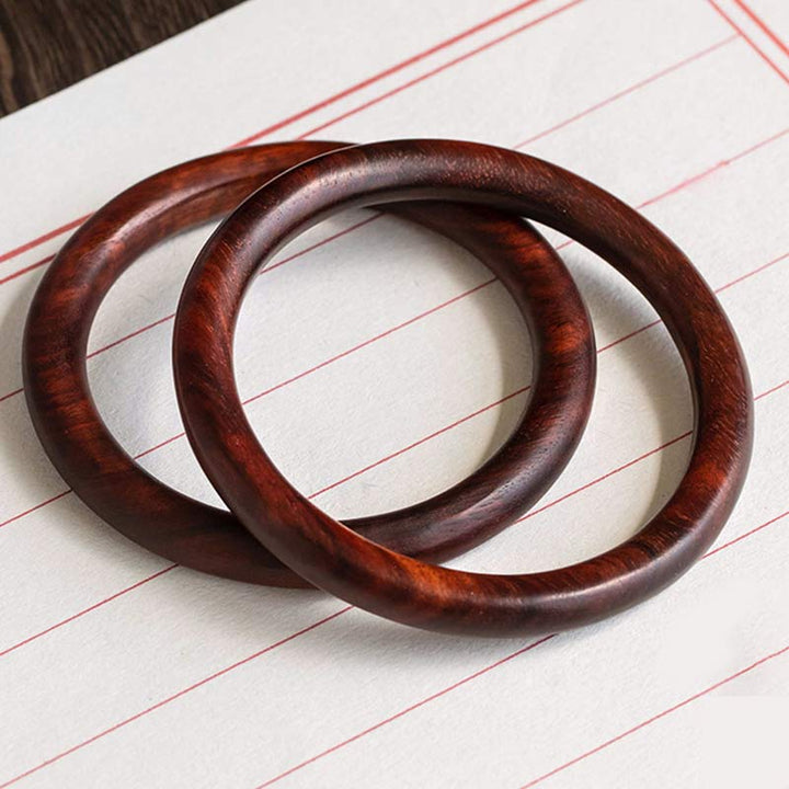 Brazalete de protección de sándalo verde de ébano rojo de hoja pequeña tibetana con Buddha Stones