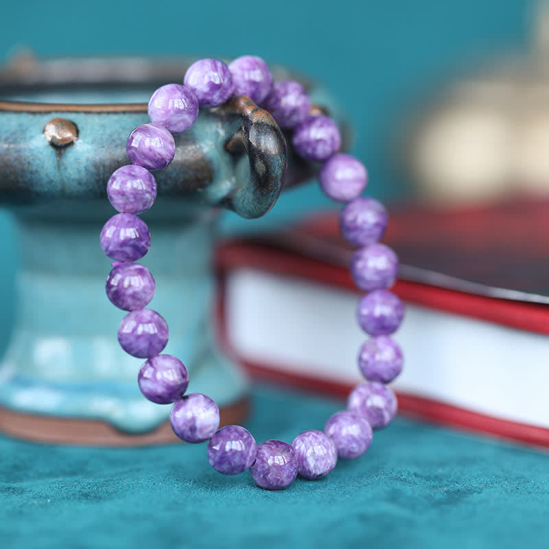 Pulsera de transformación positiva de cristal de amatista