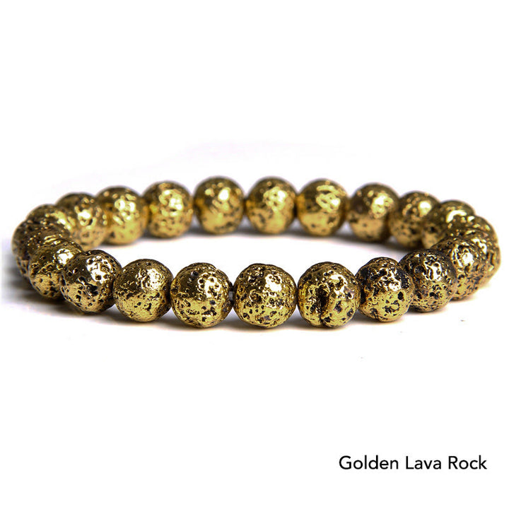 Pulsera con cuentas de equilibrio de cristal de piedra de ágata natural