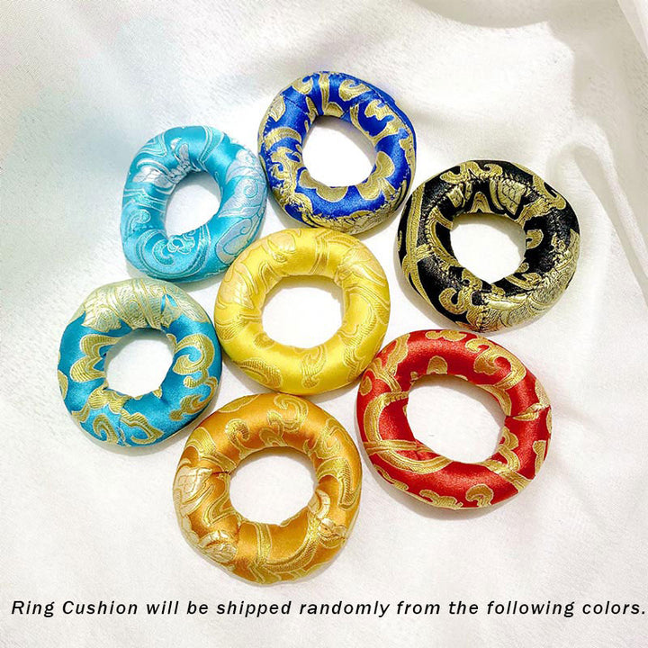 Buddha Stones Cuenco tibetano de sonido para meditación, hecho a mano para sanación, apoyo a la atención plena y protección. Juego de cuencos cantores. - image 15