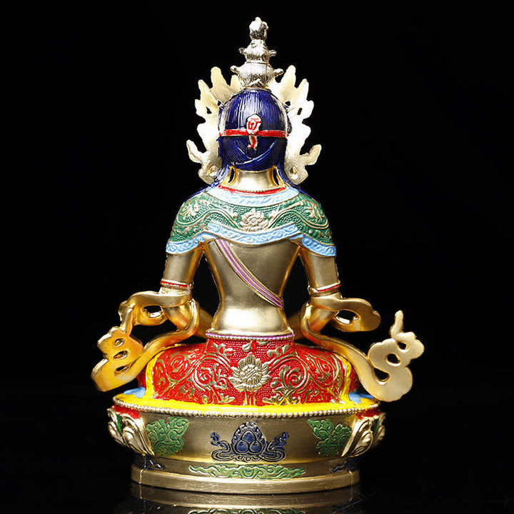 Figura de Buda de la longevidad, estatua de serenidad, decoración del hogar