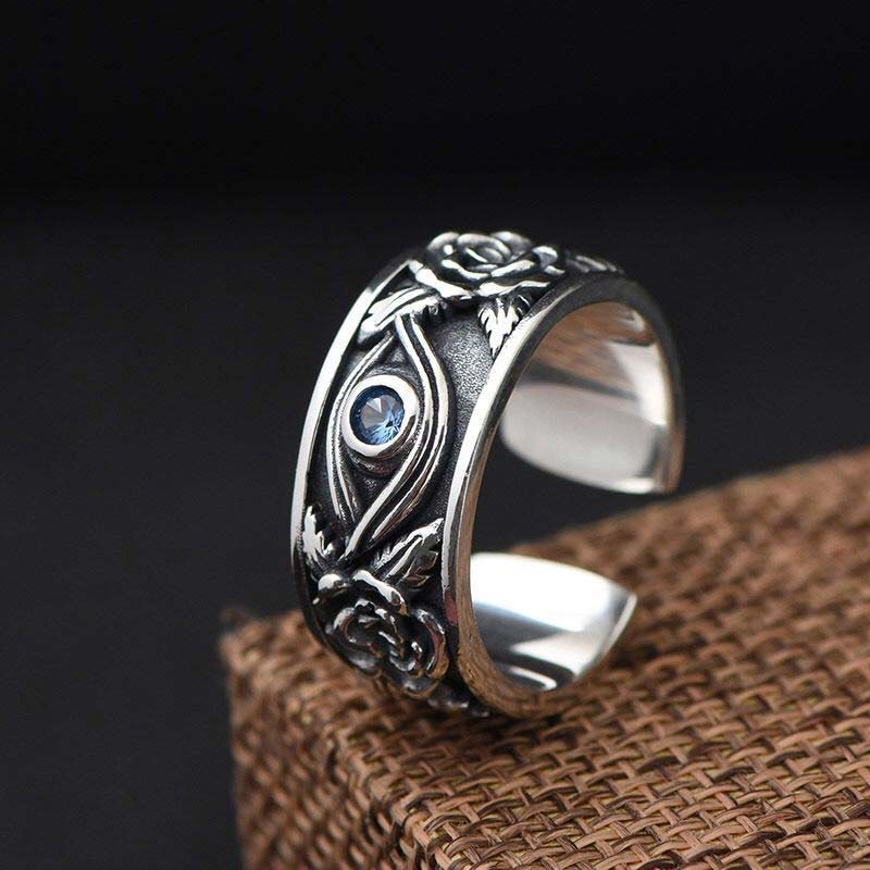 Anillo Ajustable De Protección De Cristal Ojo De Horus De Buddha Stones - image 2