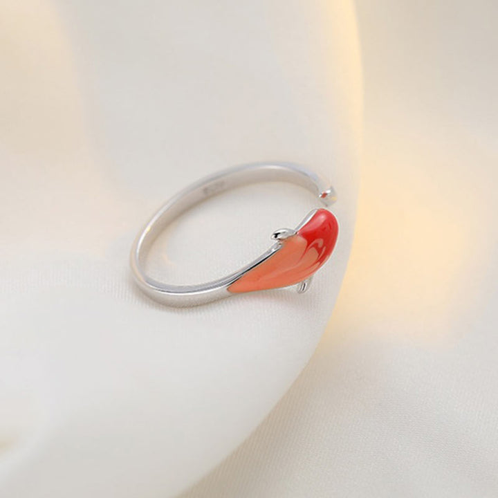 Anillo ajustable de la suerte del equilibrio de cobre del pez Koi de las Buddha Stones